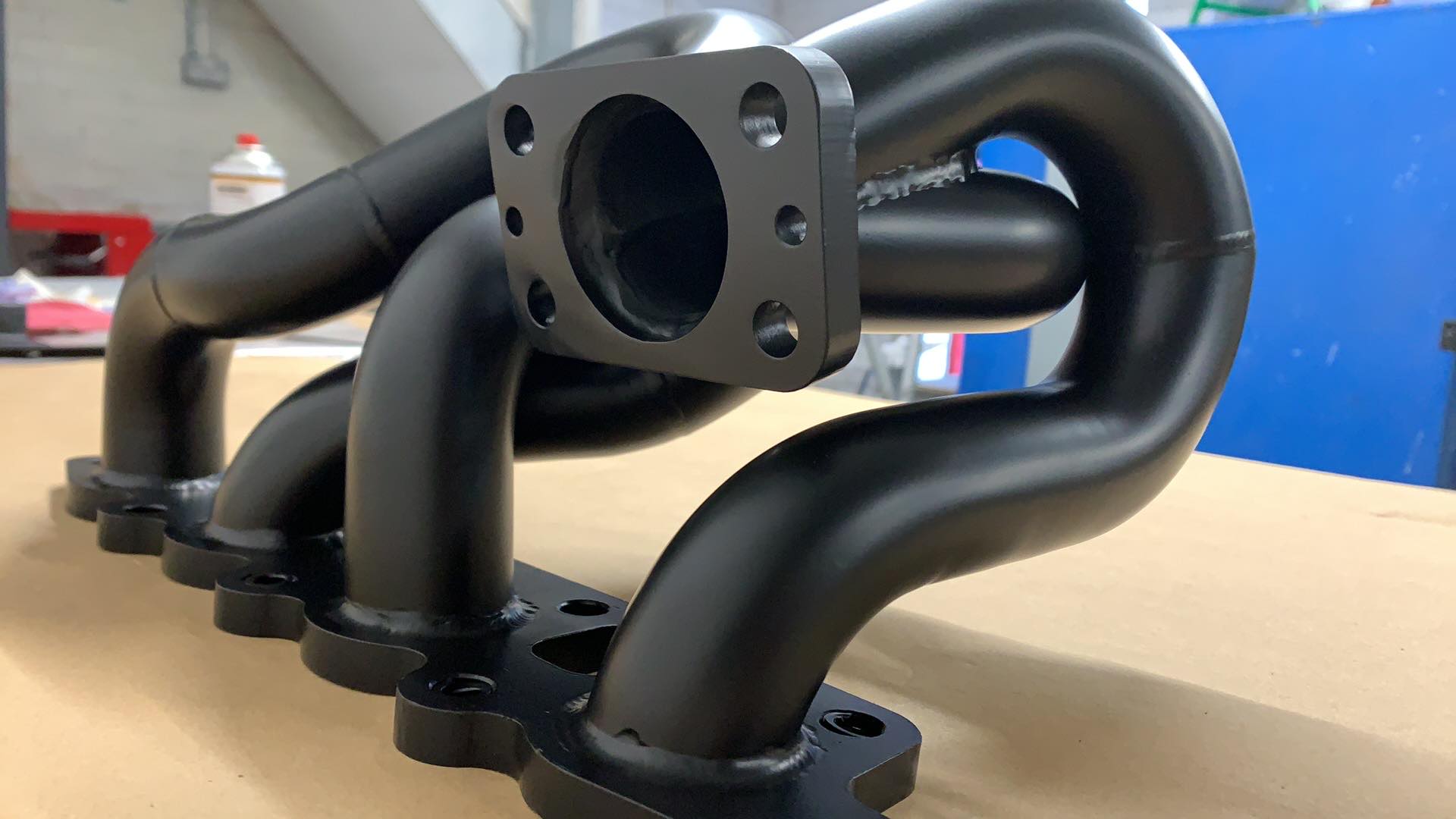 Ceramic Coated Manifolds by Maldon Shotblasting and Powder Coating