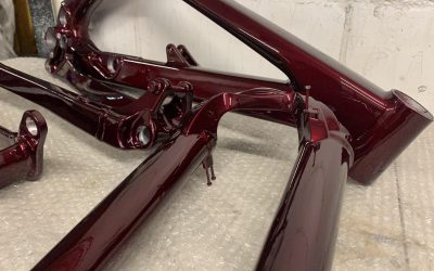 Powder Coated Motorbike Frame