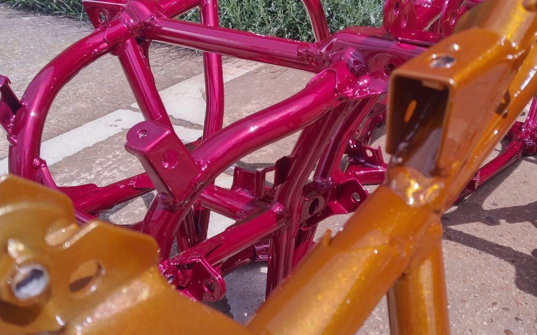 Powder Coated Quad frames…